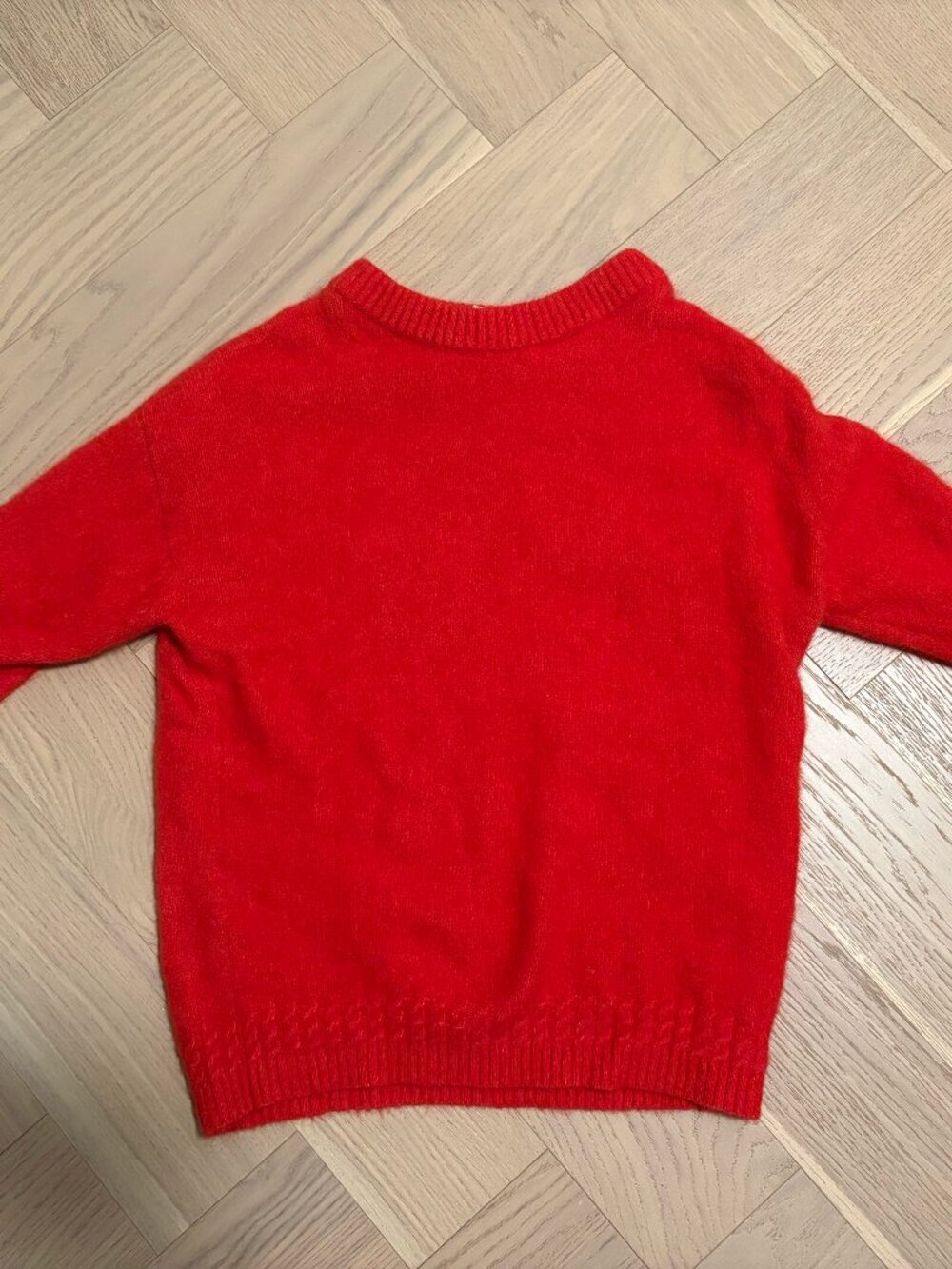Sezane Amiel Sweater in Poppy Red, Size Medium